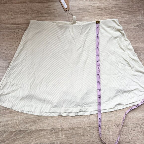 NWT SKIMS Soft Lounge Mini Skort Bone Cream Small - Picture 8 of 12